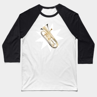 Euphonium on black Baseball T-Shirt